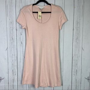 Y2K Vintage Express | ribbed blush pink dress